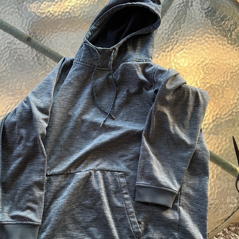 Gray Hooded Sweatshirt